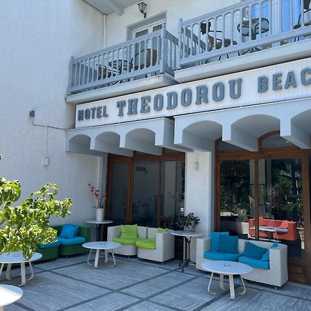 Theodorou Beach Hotel Apartments 살리디 외부 사진