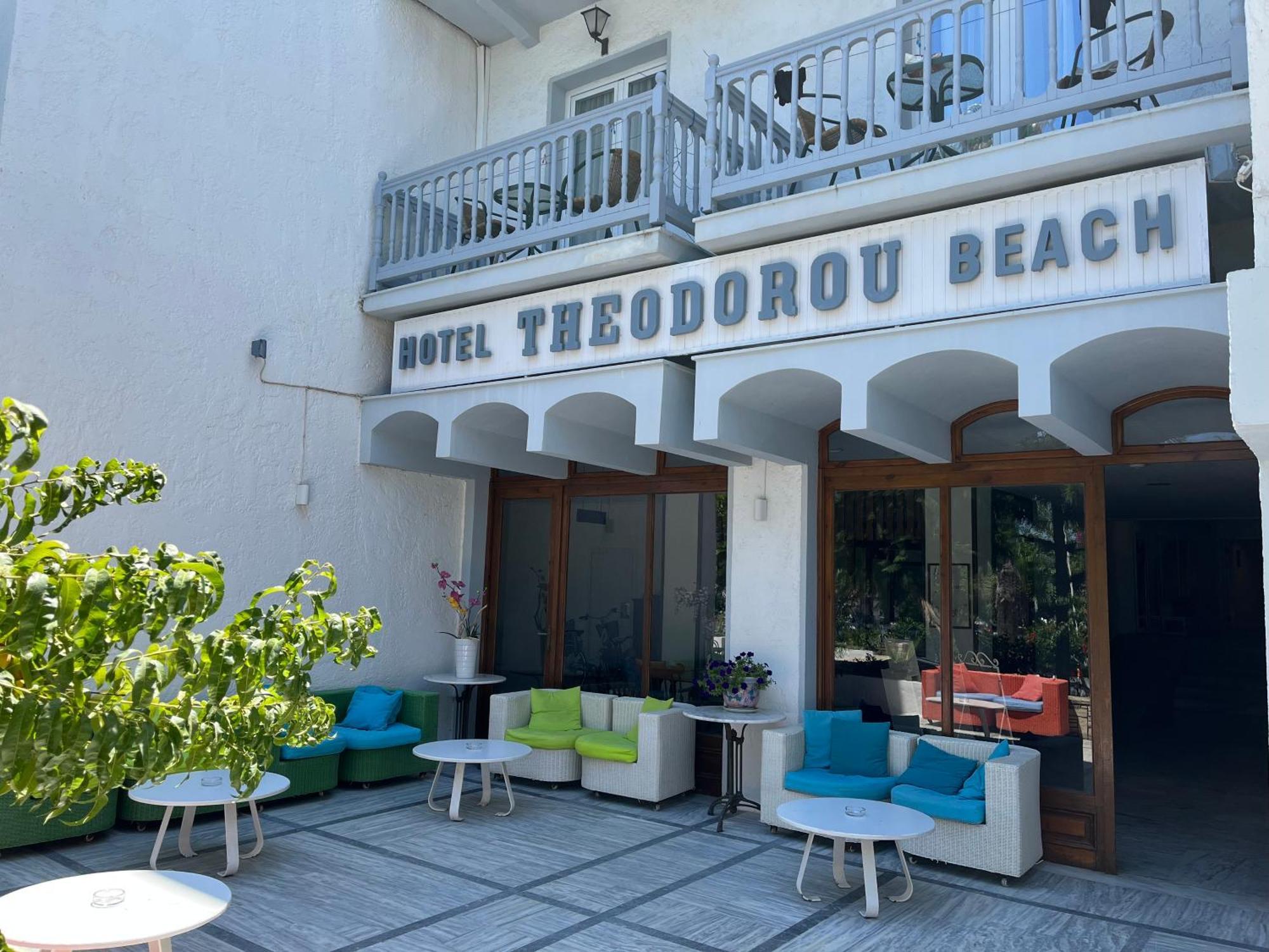Theodorou Beach Hotel Apartments 살리디 외부 사진