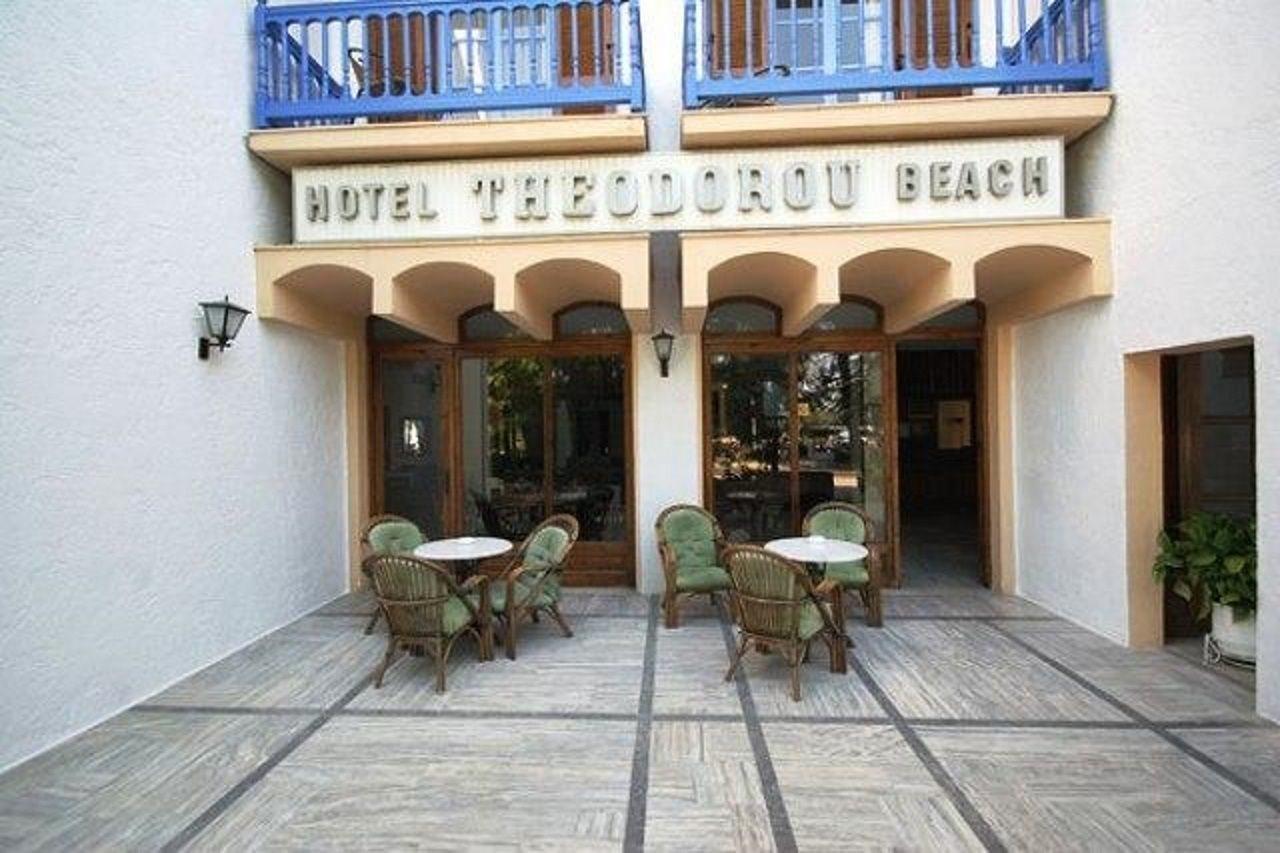 Theodorou Beach Hotel Apartments 살리디 외부 사진